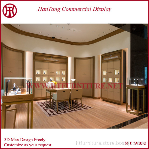 High end wooden c clip watch display, watch display for sale